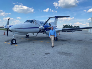 Jeff Stewart, volunteer pilot